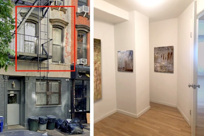 Tredomus Gallery at 157 1/2 Stanton Street on the Lower East Side, circa 1995