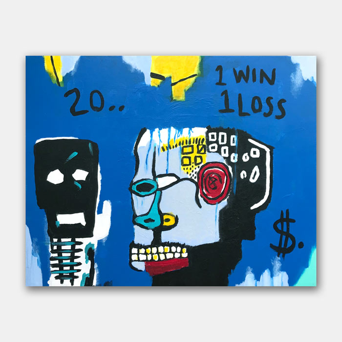 original acrylic on canvas painting by artist Mark McKinney