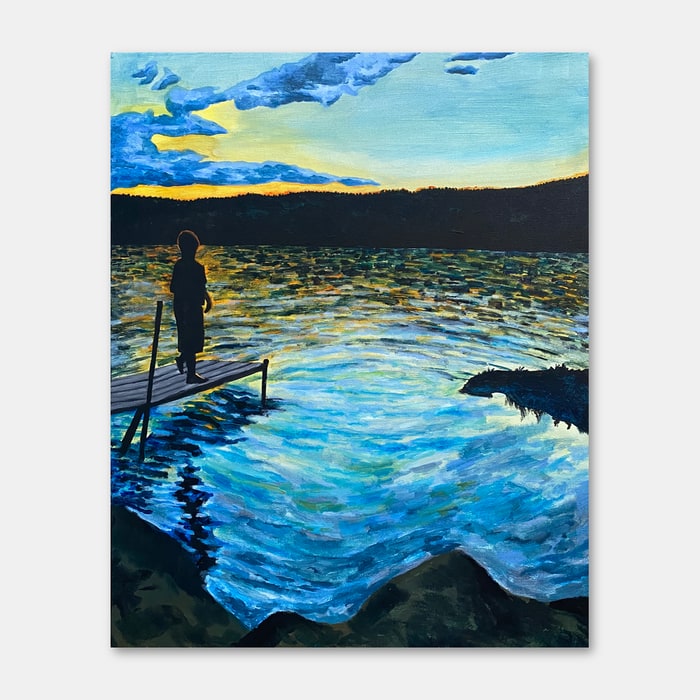 acrylic on canvas painting by artist Mark McKinney