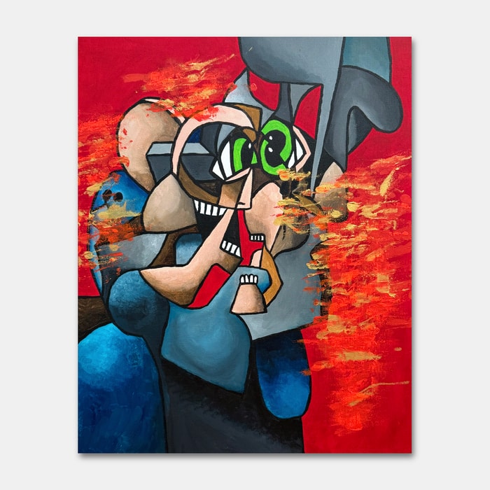 acrylic on canvas painting by artist Mark McKinney