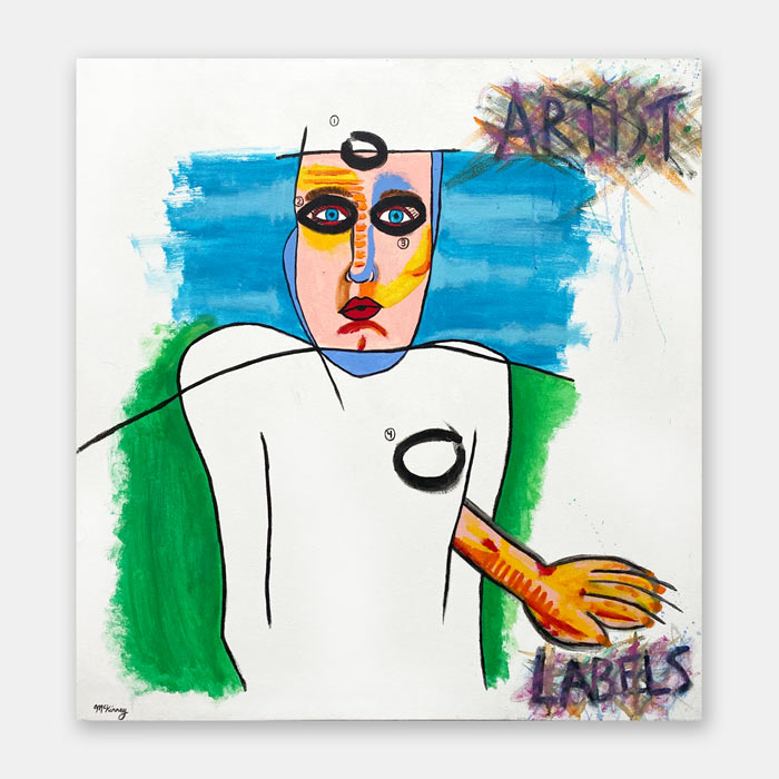 original acrylic on canvas painting by artist Mark McKinney