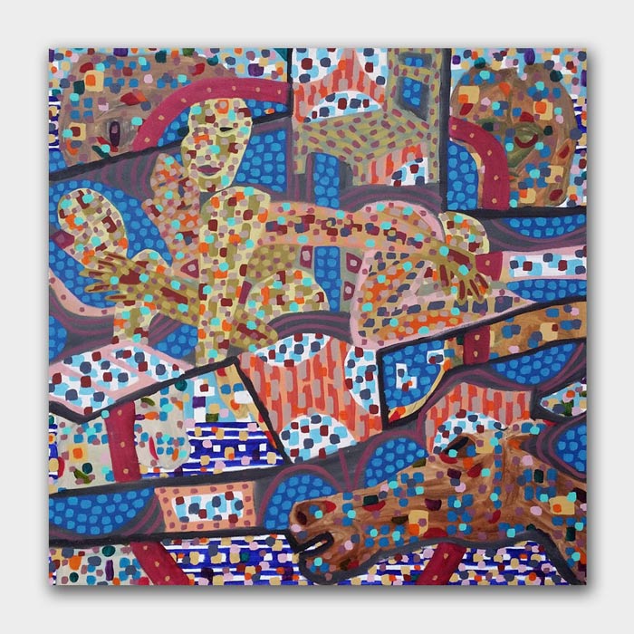 original acrylic on canvas painting by artist Mark McKinney