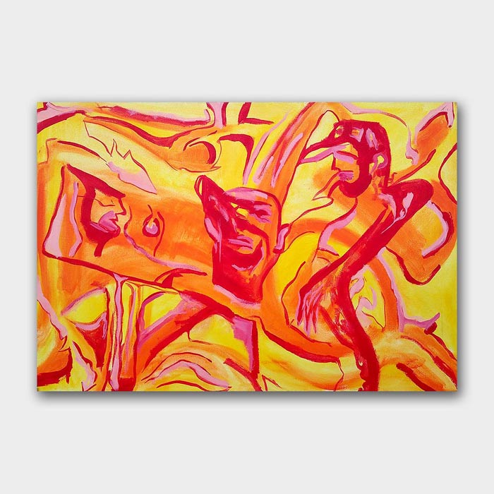 original oil on canvas painting by artist Mark McKinney