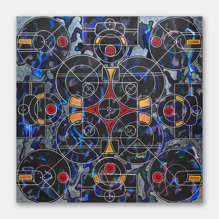 acrylic on canvas painting by Mark McKinney