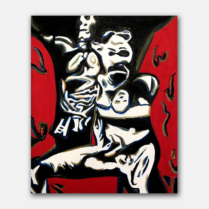 original oil on canvas painting by artist Mark McKinney