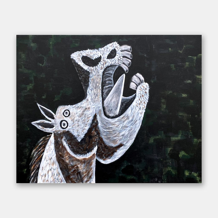 acrylic on canvas painting by artist Mark McKinney