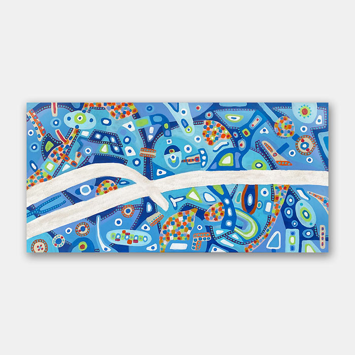 original acrylic on canvas painting by artist Mark McKinney