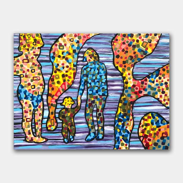 original acrylic on canvas painting by artist Mark McKinney