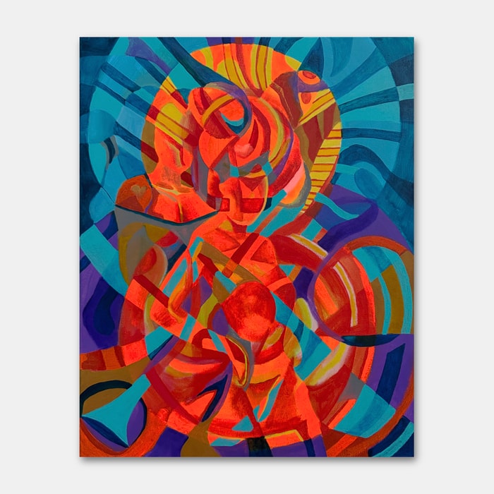 acrylic on canvas painting by artist Mark McKinney 