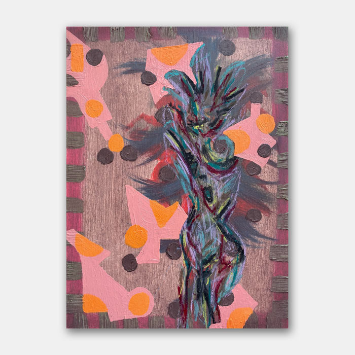 oil on wood panel painting by artist Mark McKinney