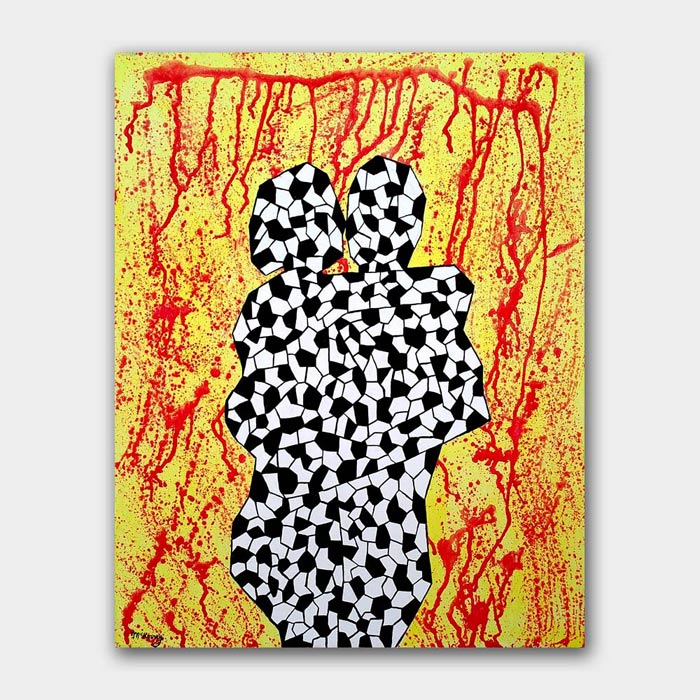 original acrylic on canvas painting by artist Mark McKinney