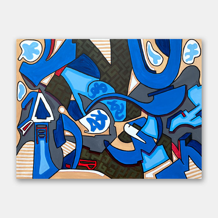 acrylic painting by artist Mark McKinney