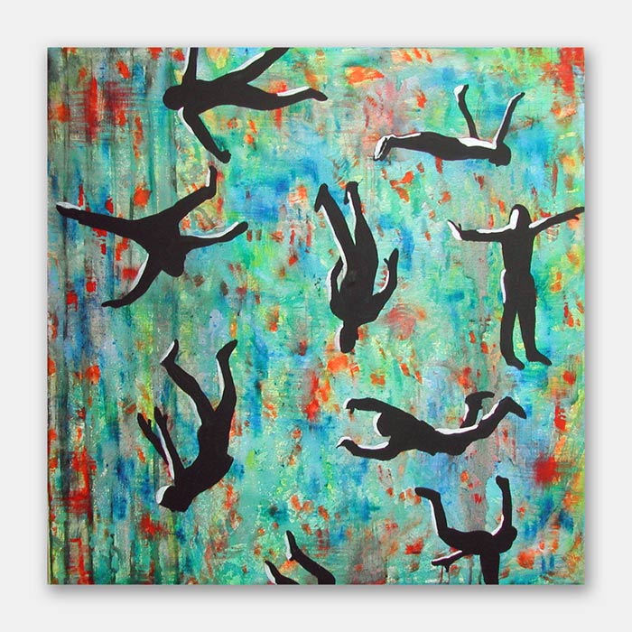 original acrylic on canvas painting by artist Mark McKinney