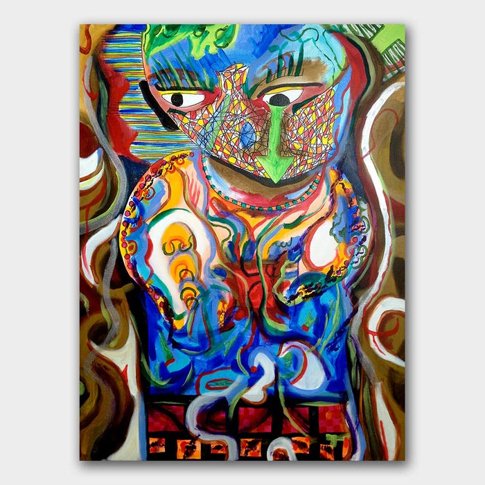 original acrylic on canvas painting by artist Mark McKinney