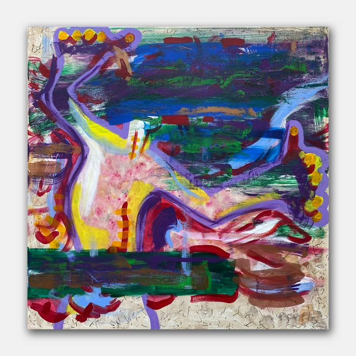 original acrylic on canvas by artist Mark McKinney