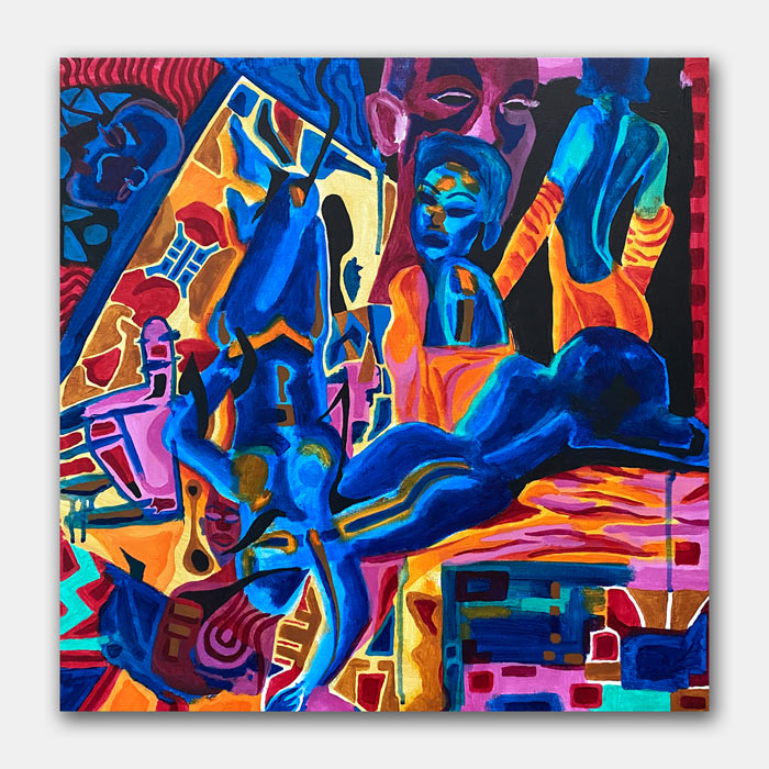 acrylic on canvas painting by artist Mark McKinney