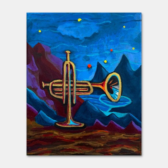 acrylic on canvas painting by artist Mark McKinney