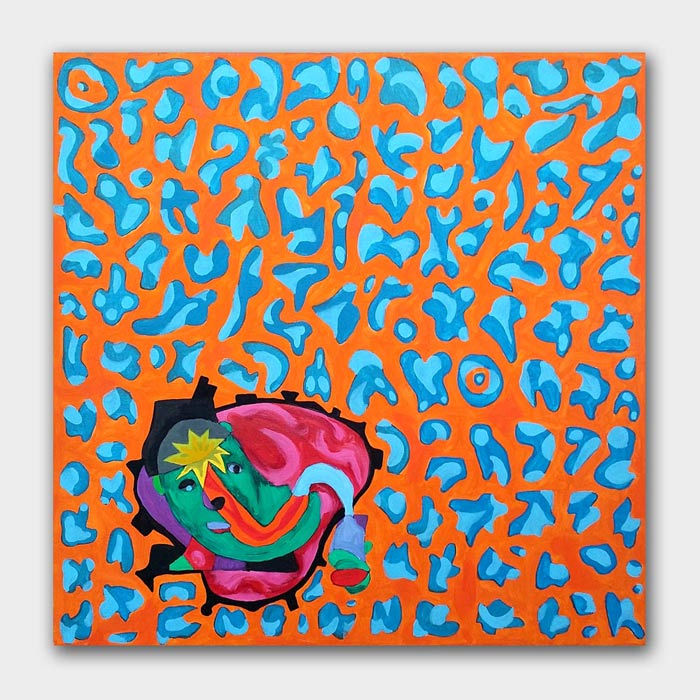 original acrylic on canvas painting by artist Mark McKinney