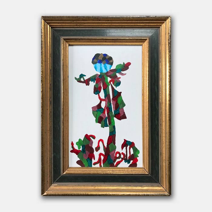 original oil on wood painting by artist Mark McKinney