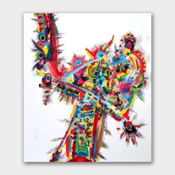 original acrylic on canvas painting by artist Mark McKinney