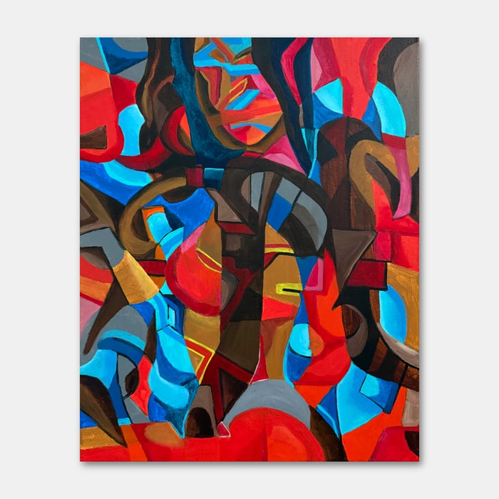 acrylic on canvas painting by artist Mark McKinney 