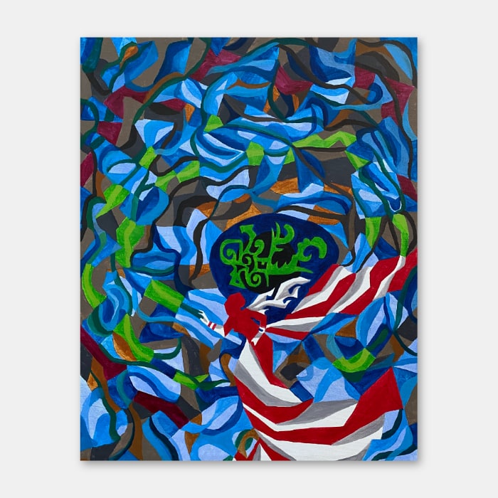 acrylic on canvas painting by artist Mark McKinney