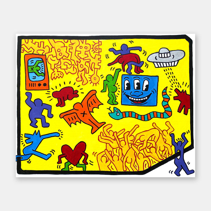 acrylic painting by artist Mark McKinney