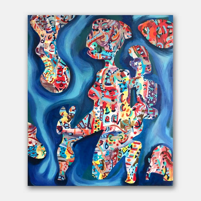 original oil painting by artist Mark McKinney