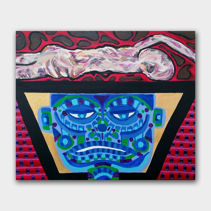 original acrylic on canvas painting by artist Mark McKinney