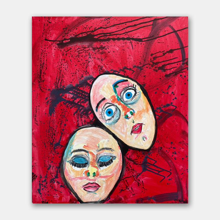 original acrylic on canvas painting by artist Mark McKinney