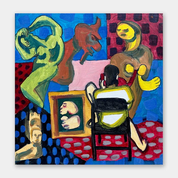 oil on wood panel painting by artist Mark McKinney