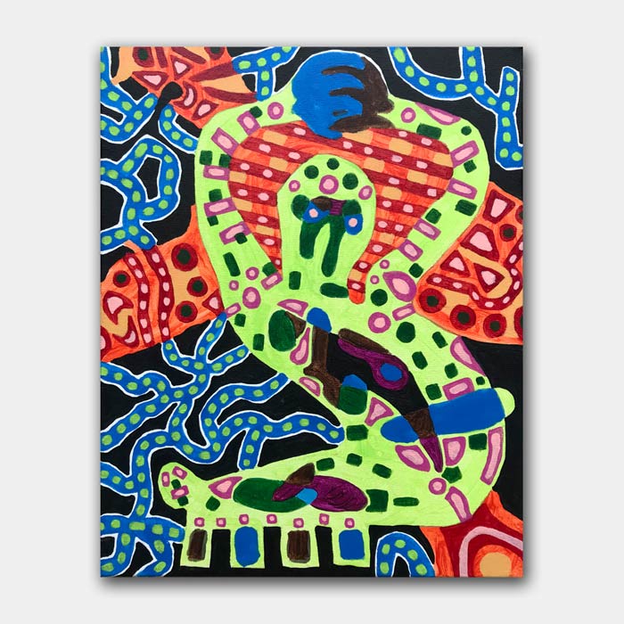 original acrylic painting by artist Mark McKinney