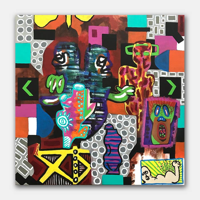 original acrylic on canvas painting by artist Mark McKinney