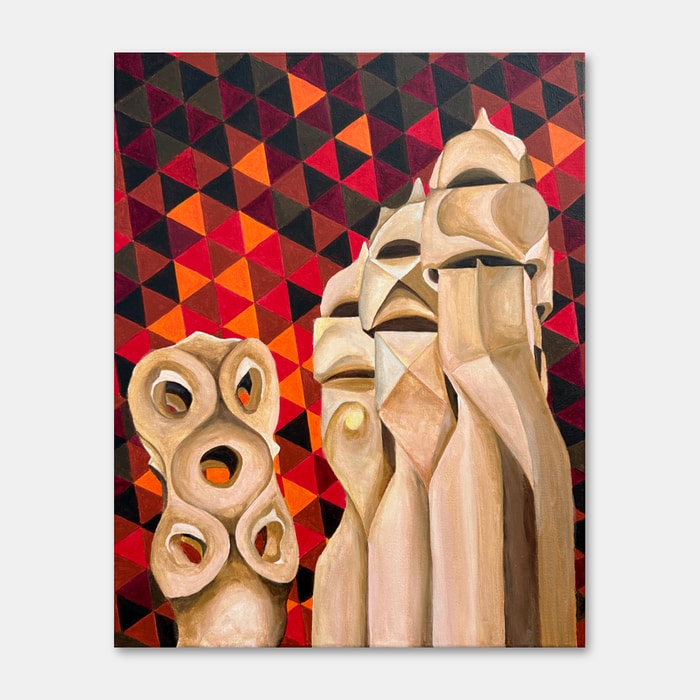 acrylic on canvas painting by artist Mark McKinney