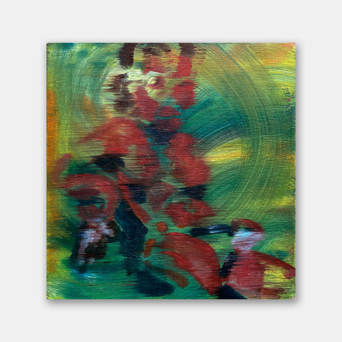 original oil on wood panel painting by artist Mark McKinney