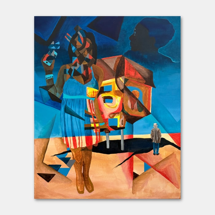 acrylic on canvas painting by artist Mark McKinney 