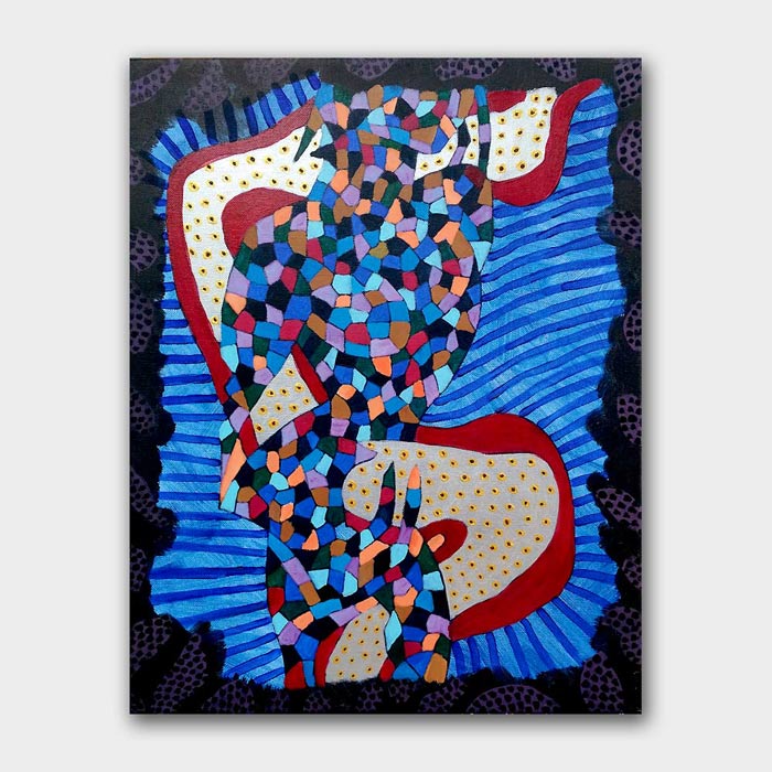 original acrylic on canvas painting by artist Mark McKinney