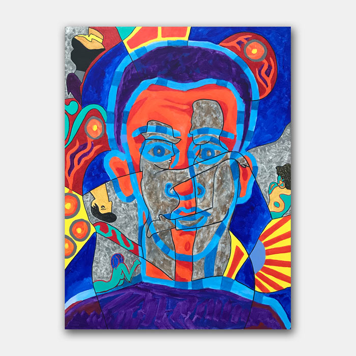 original acrylic painting by artist Mark McKinney