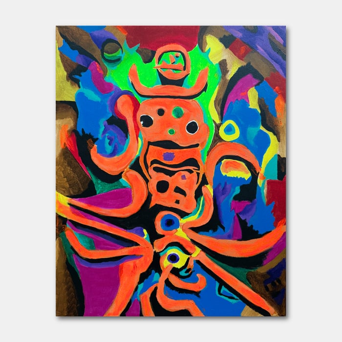 acrylic on canvas painting by artist Mark McKinney 