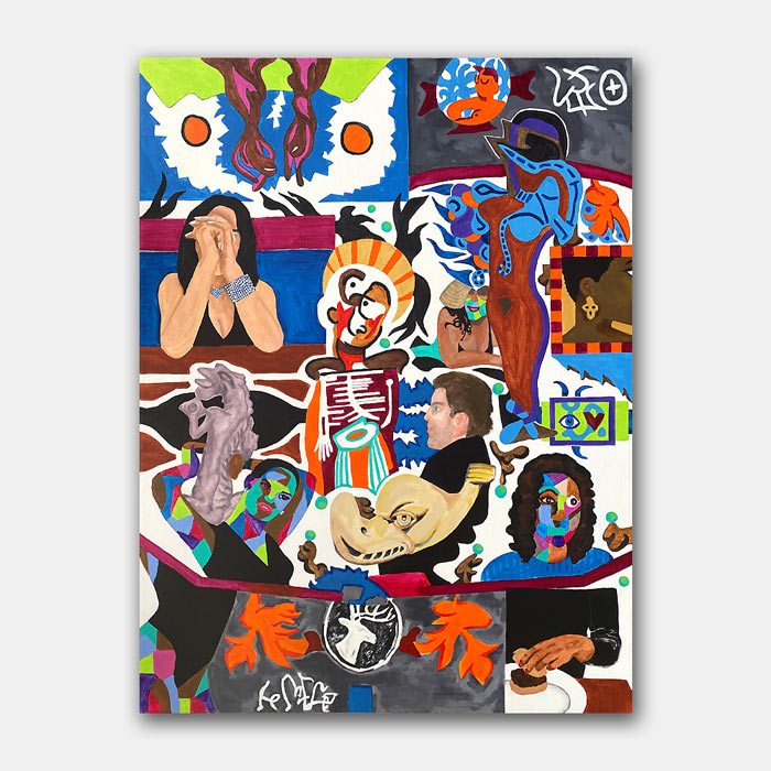 original acrylic on canvas painting by artist Mark McKinney