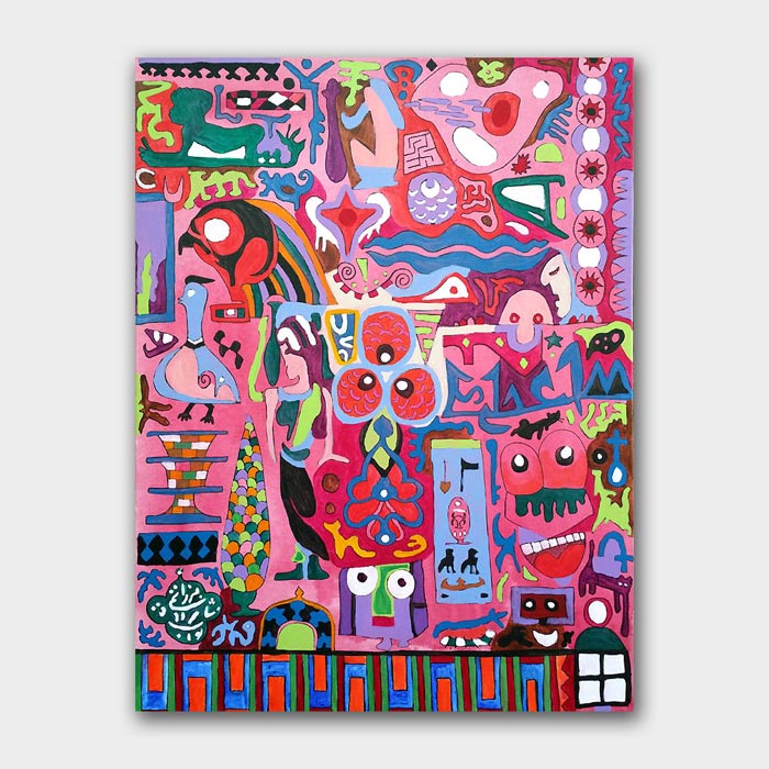 original acrylic on canvas painting by artist Mark McKinney