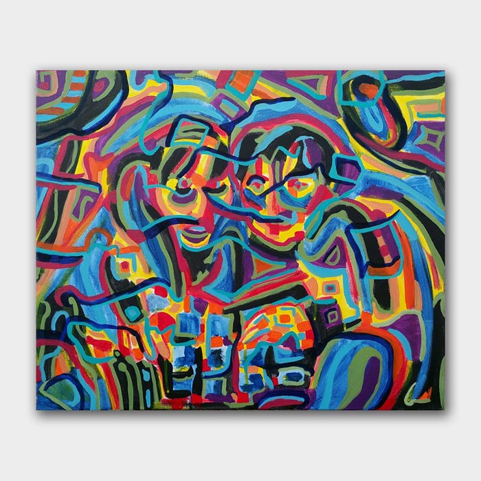 original acrylic on canvas painting by artist Mark McKinney