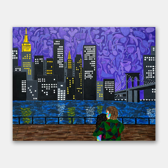 acrylic on canvas painting by artist Mark McKinney