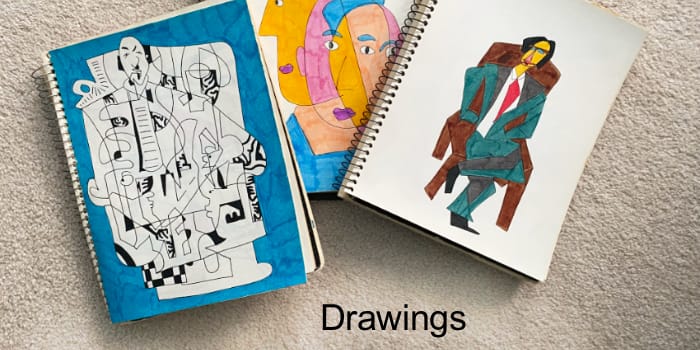 drawings by artist Mark McKinney