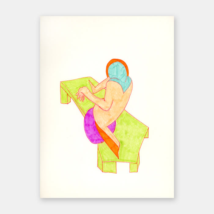 original sketchbook drawing by artist Mark McKinney