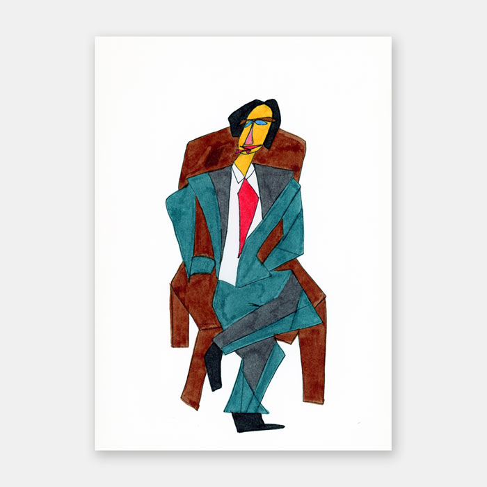 original drawing by artist Mark McKinney