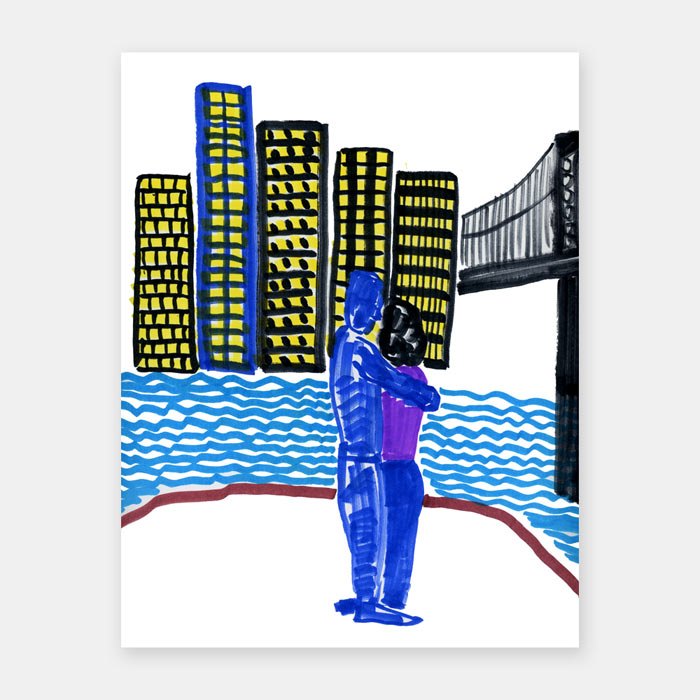 original art work drawing by artist Mark McKinney