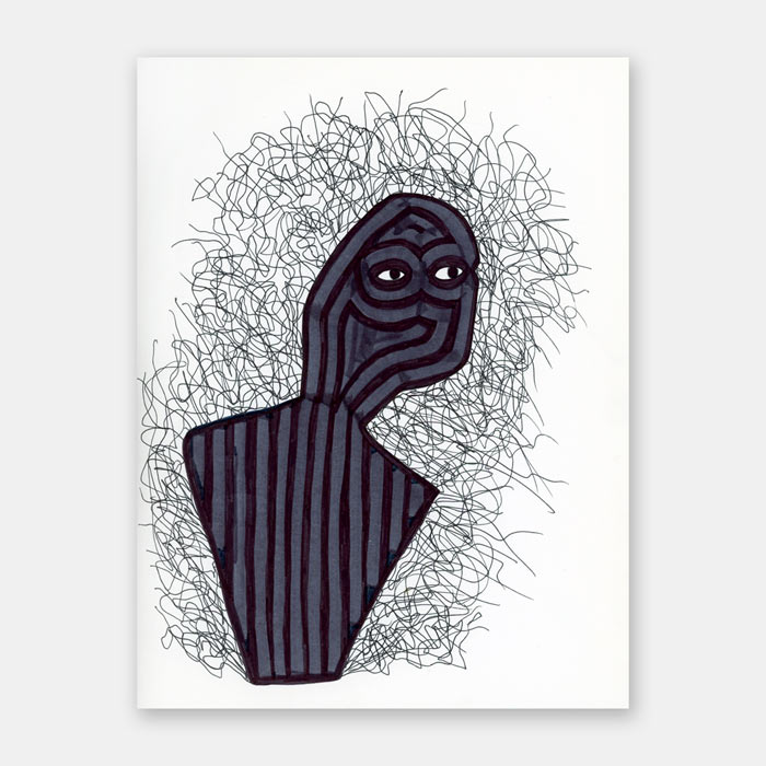 original sketchbook drawing by artist Mark McKinney