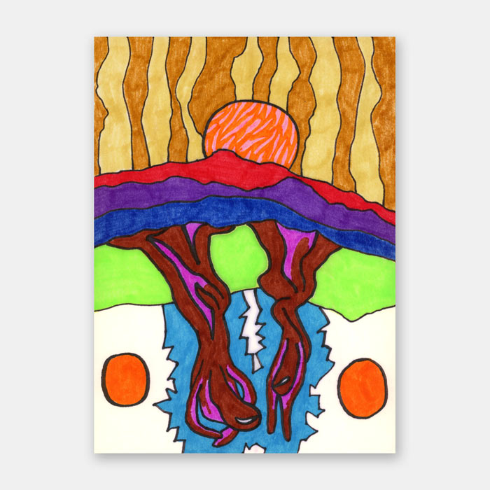 original drawing by artist Mark McKinney