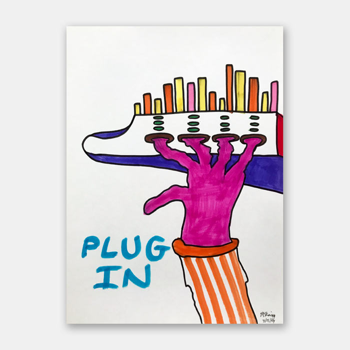 original drawing by artist Mark McKinney